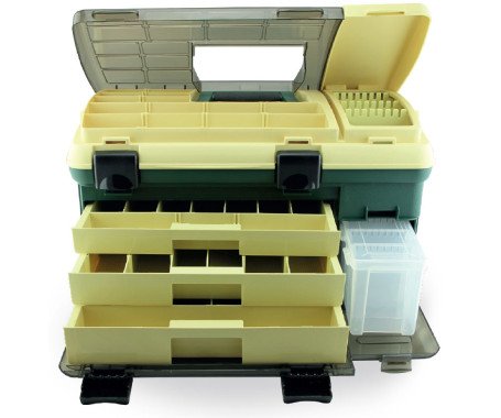 AQUA MARINE - Three Drawer Fishing Tackle Box